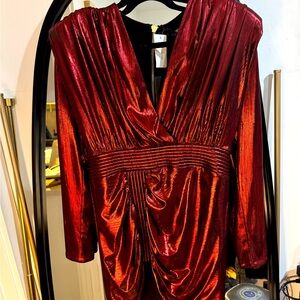 Zhivago party dress red mini